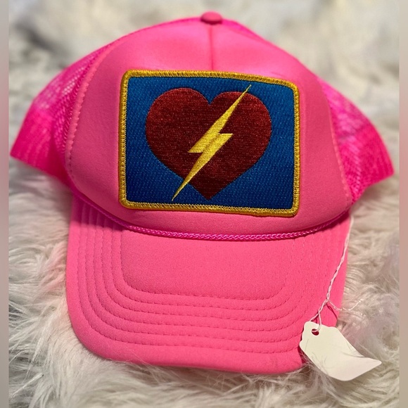 ‼️RARE‼️?AVIATOR NATION??NWT?⚡️❤️VINTAGE NYLON TRUCKER HAT in Neon Pink— O/S main image 7